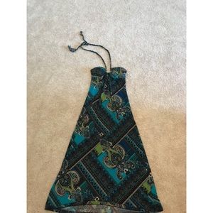 Long halter dress
